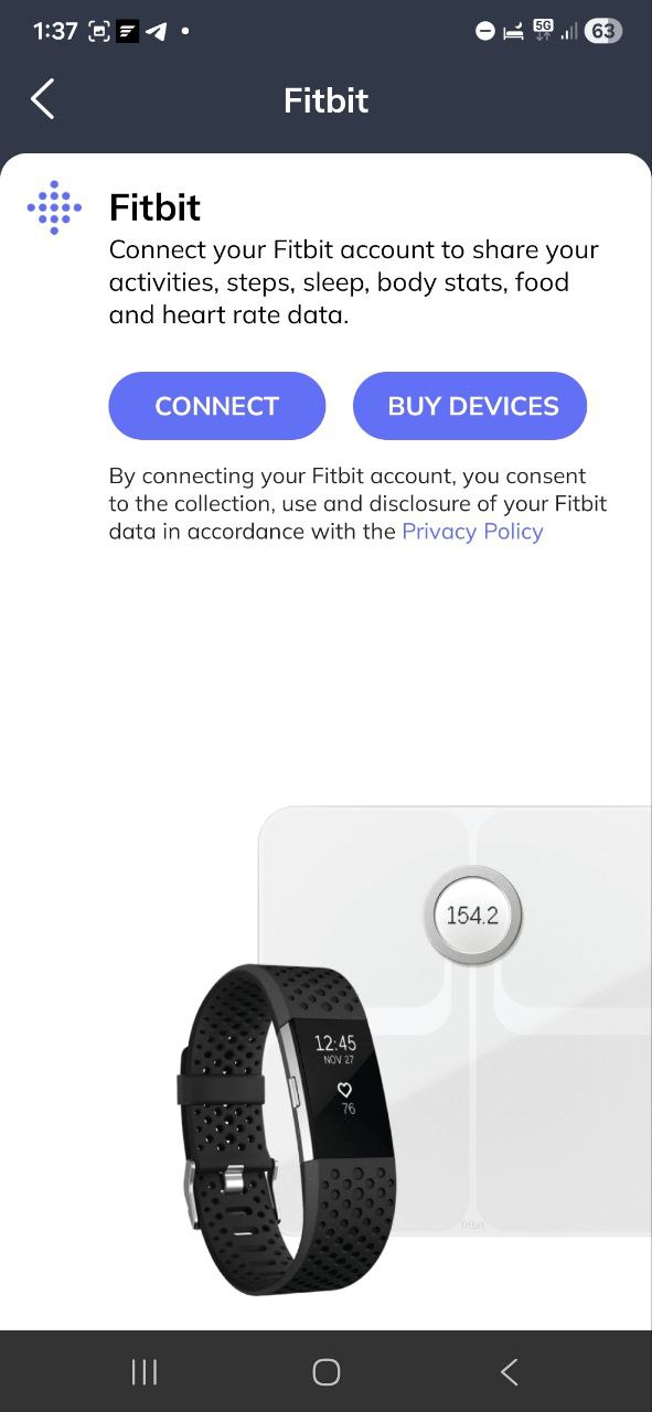 FitSync Pro Meal Tracker integration with Fitbit and MyFitnessPal